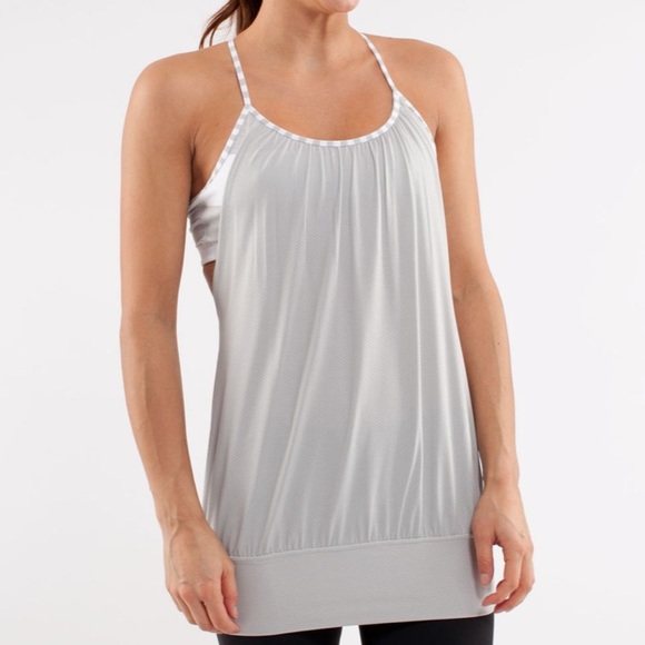 Lululemon no limits tank top silver spoon - Picture 1 of 9